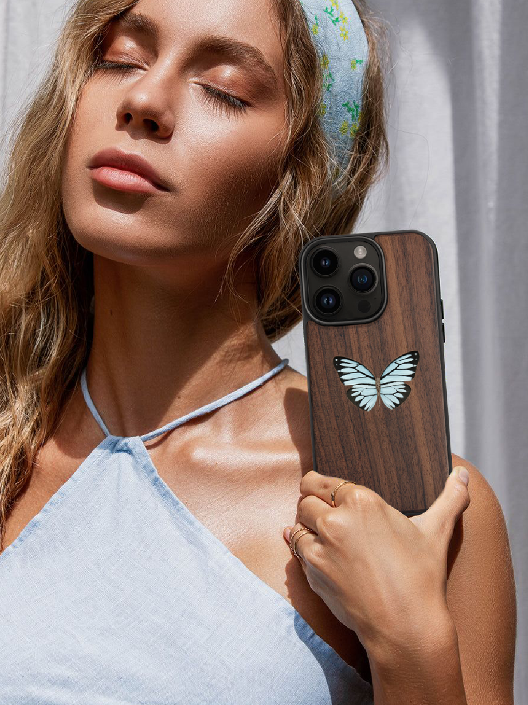 Real Rose Butterfly Specimen Phone Case – for iPhone & Samsung
