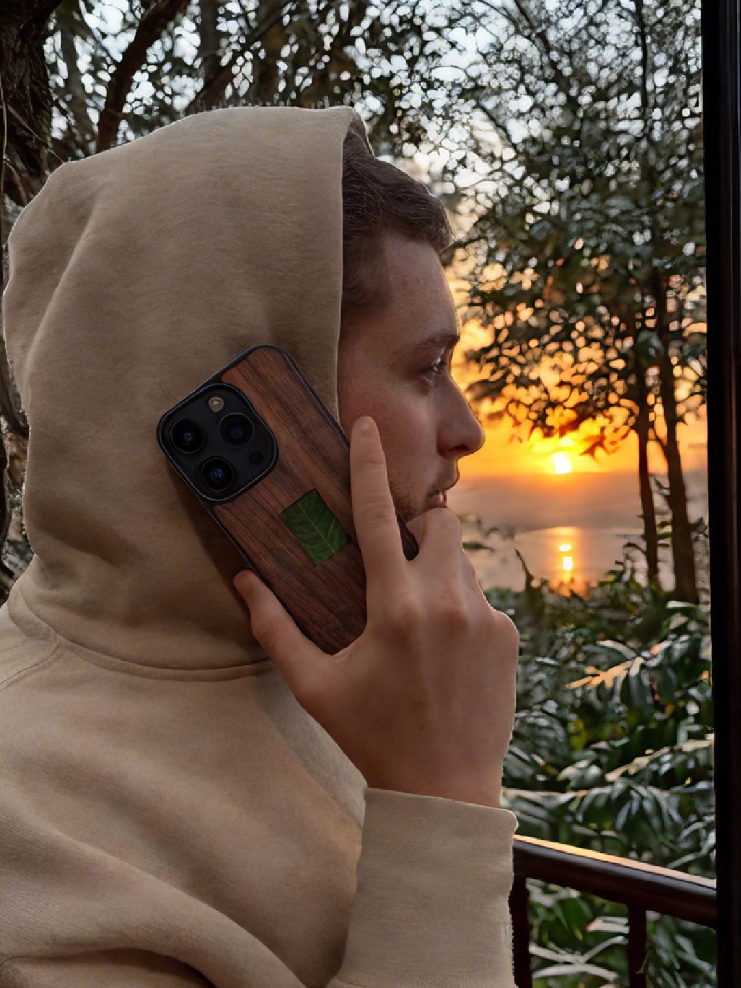 Botanical Specimen Wooden Phone Case – Handmade