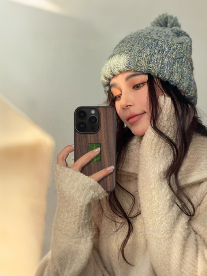 Botanical Specimen Wooden Phone Case – Handmade