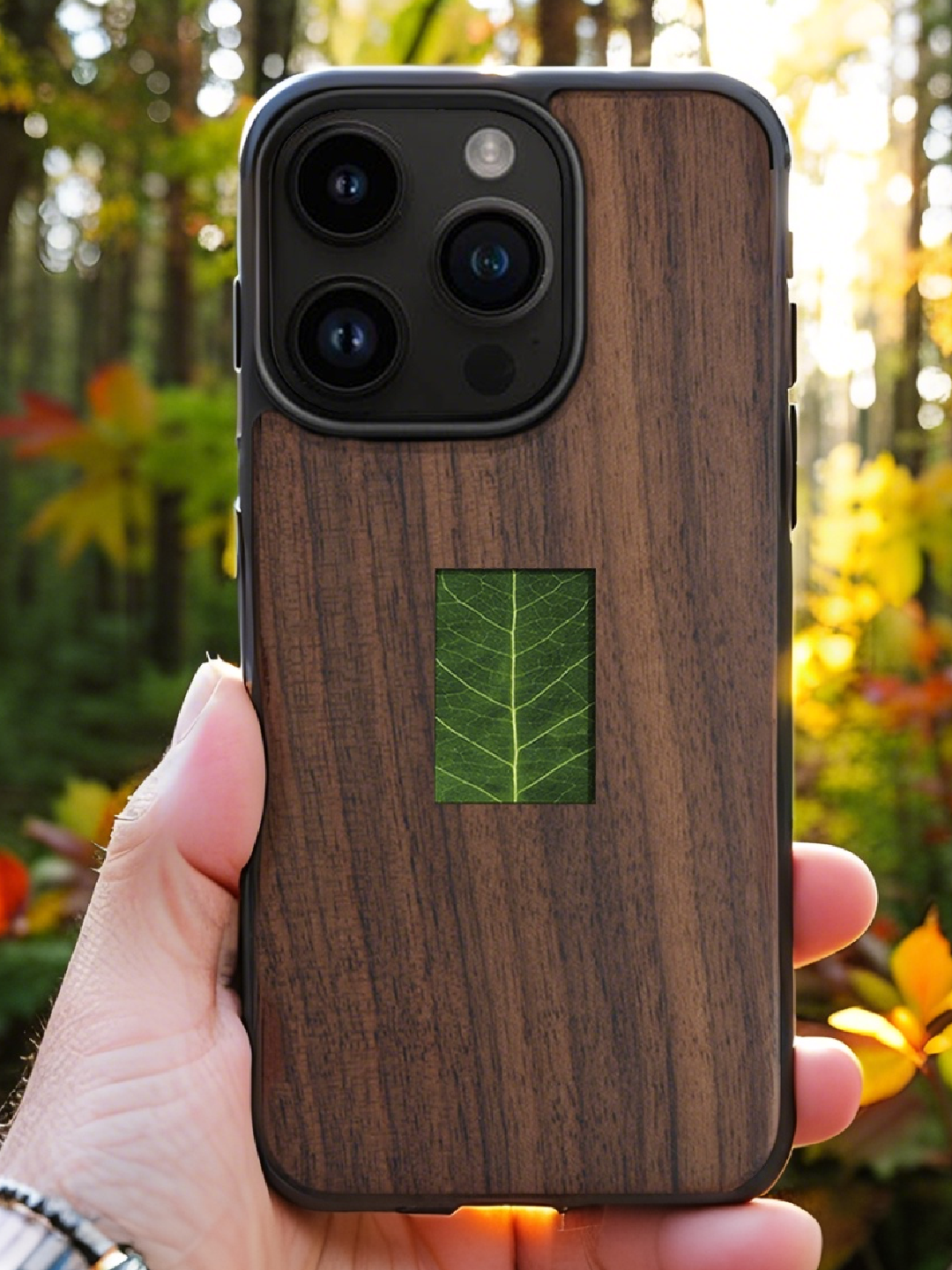 Botanical Specimen Wooden Phone Case – Handmade
