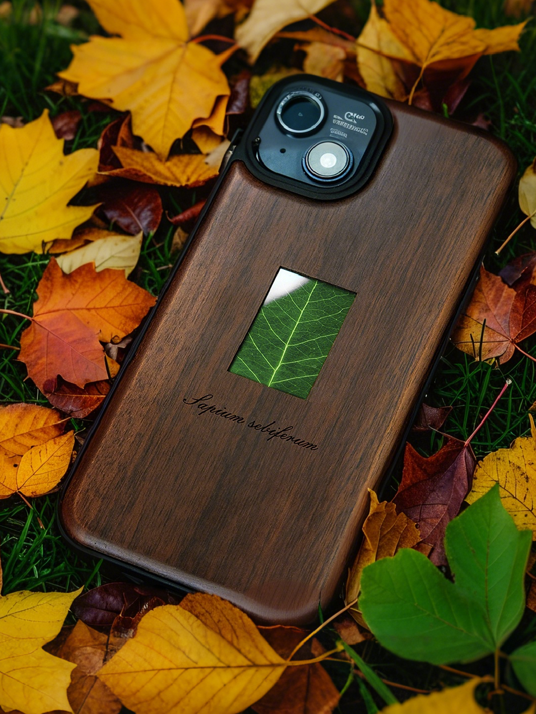 Botanical Specimen Wooden Phone Case – Handmade