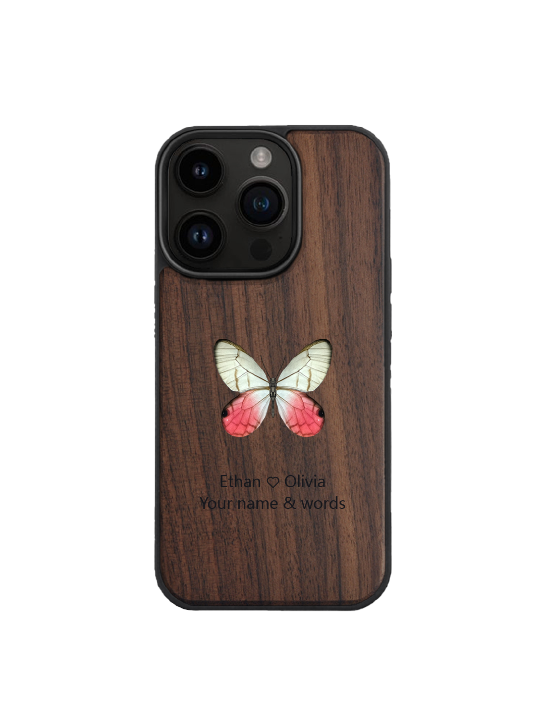 Real Rose Butterfly Specimen Phone Case – for iPhone & Samsung