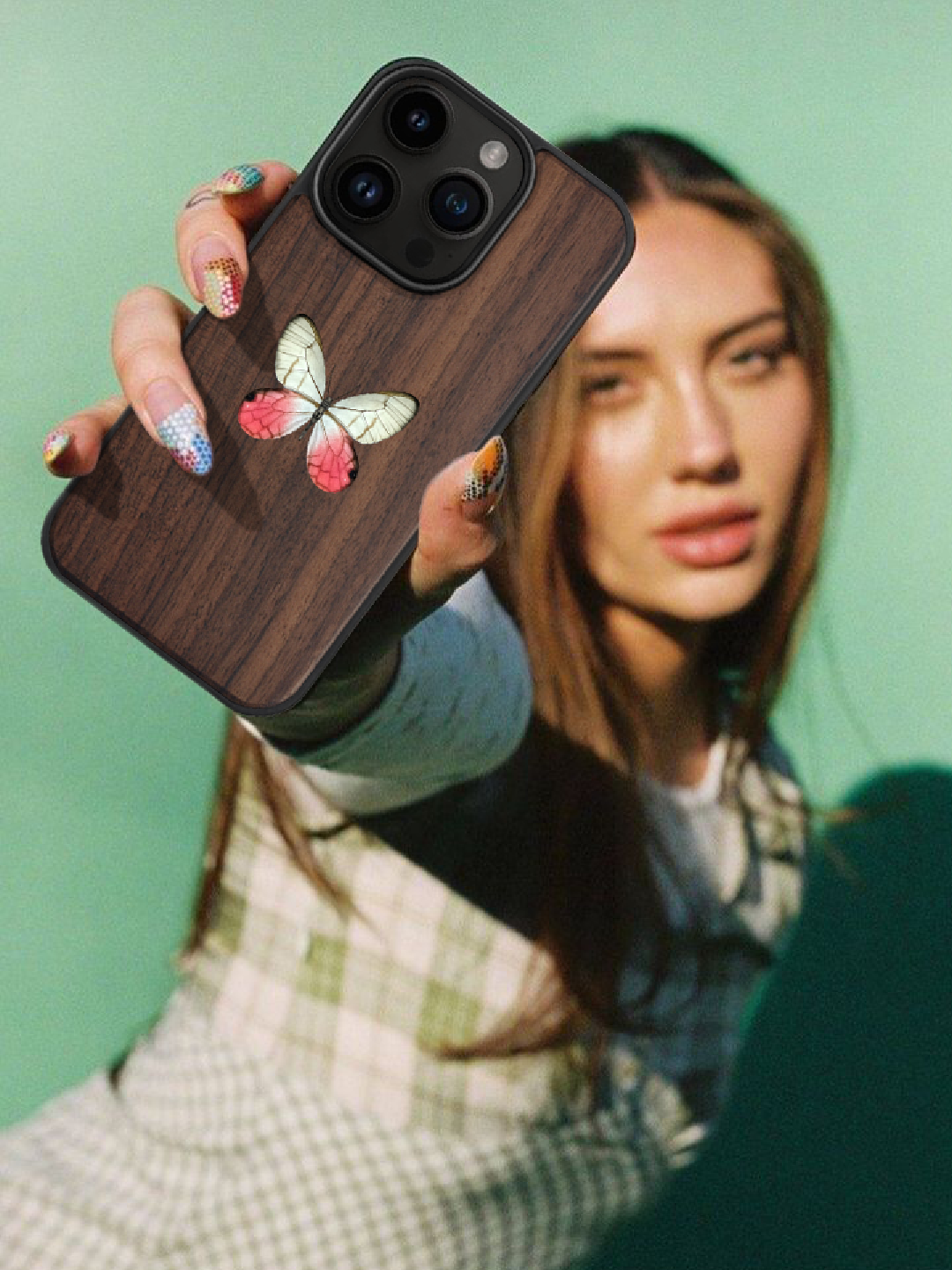 Real Rose Butterfly Specimen Phone Case – for iPhone & Samsung
