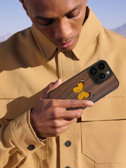Real Rose Butterfly Specimen Phone Case – for iPhone & Samsung