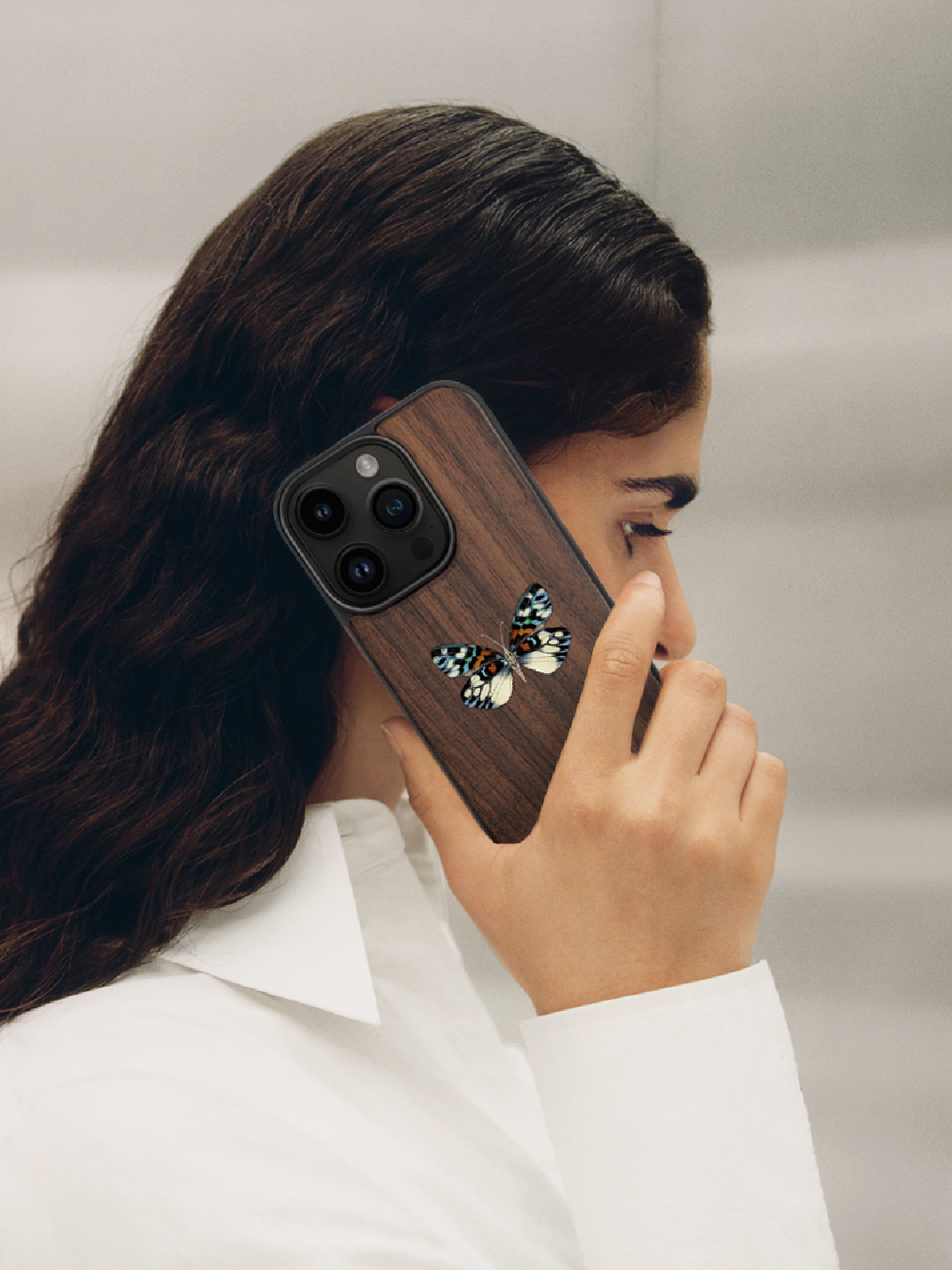 Real Rose Butterfly Specimen Phone Case – for iPhone & Samsung