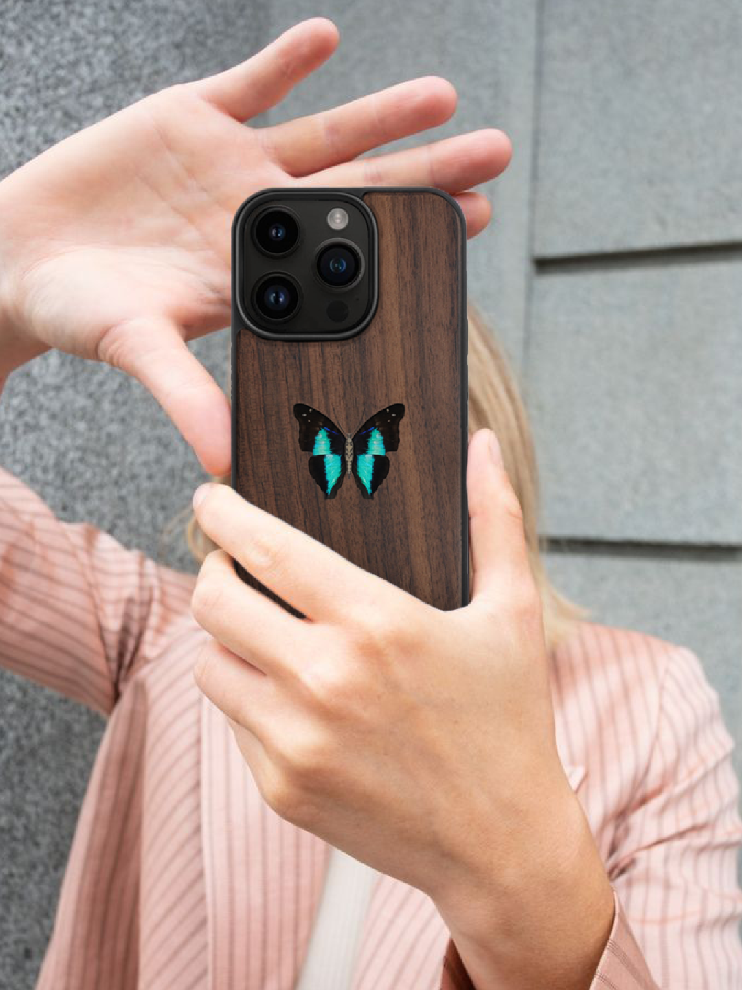 Real Rose Butterfly Specimen Phone Case – for iPhone & Samsung